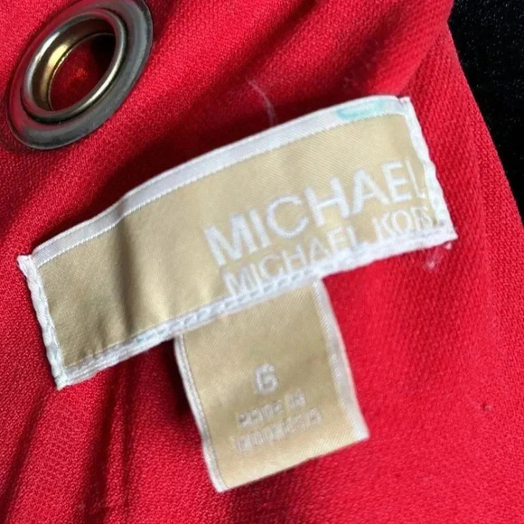 Michael Kors Red Dress with Gold Details - Picture 8 of 8